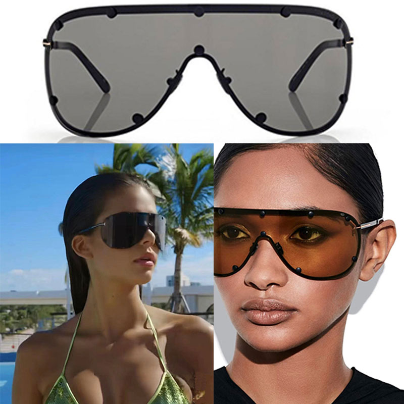 KULER Sunglasses for womens TF1043 lady Holiday beach sunglasses Size 110 3 154 Oversized mask UV400 with original box