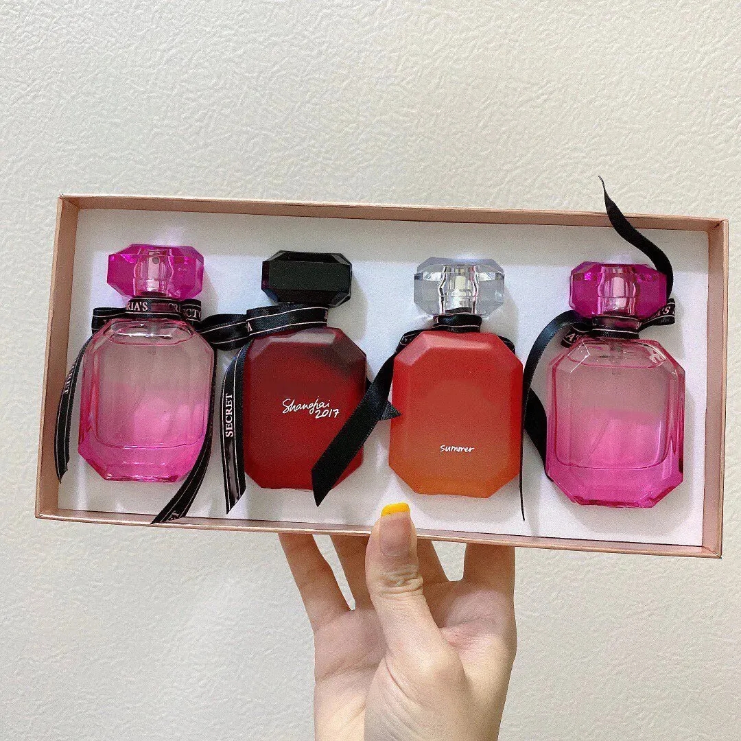 High Version Quality Secret Perfume 30ml 4pcs 3pcs Bombshell Summer Sexy Girl Women Fragrance Long Lasting Smell Lady VS Parfum Pink Bottle Cologr 653108
High Version Quality Secret Perfume 30ml 4pcs 3pcs Bombshell Summer Sexy Girl Women Fragrance Long Lasting Smell Lady VS Parfum Pink Bottle Cologr 653108