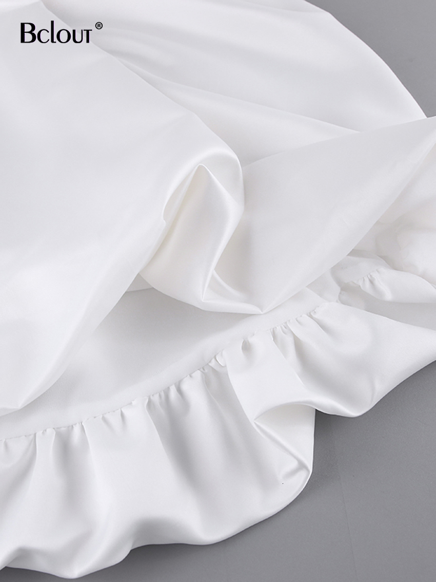 Skirts Bclout Elegant Loose White Women Fashion High Waist Black Party Long Spring Pleated Midi Skirt Female Vintage 230310