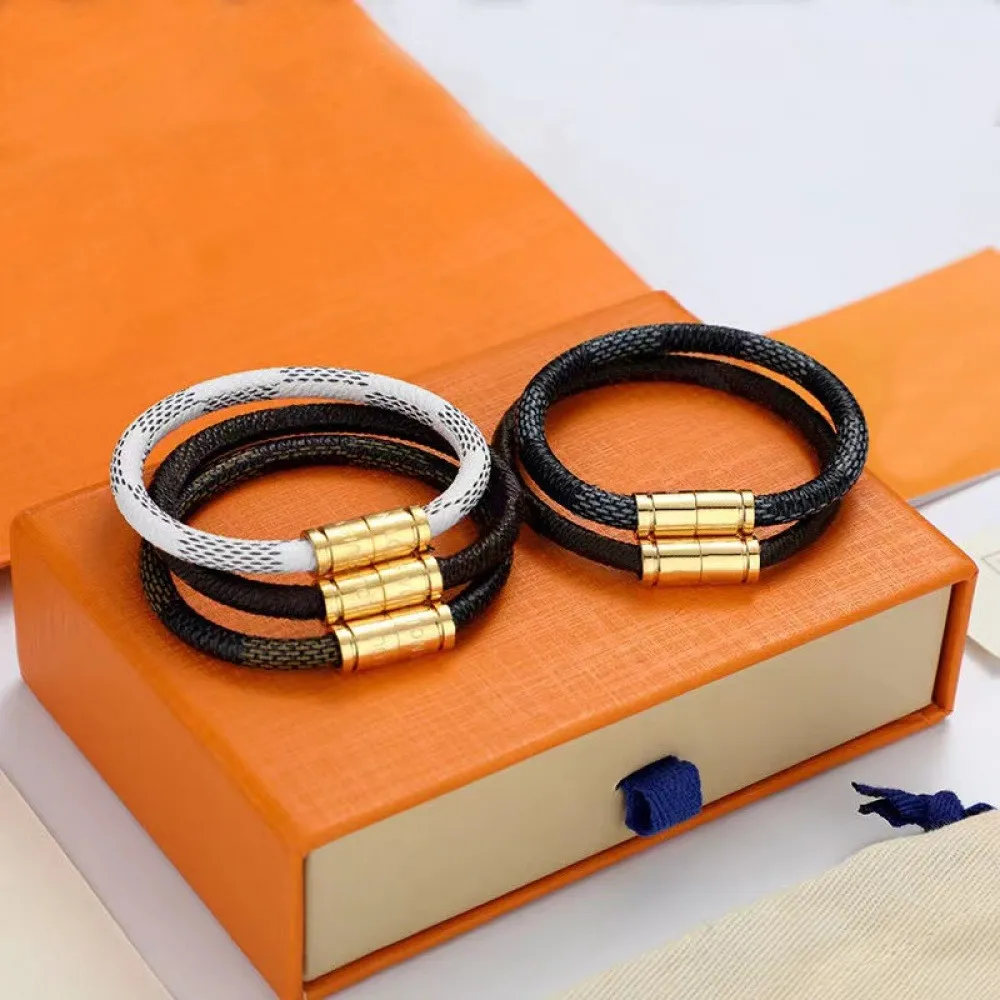 Female bracelet designer fashion leather bracelet magnetic buckle average size neutral luxury jewelry ladies bracelet men s bracelet
Female bracelet designer fashion leather bracelet magnetic buckle average size neutral luxury jewelry ladies bracelet men s bracelet