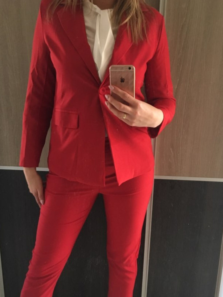 Women's Suits Blazers Work Pantsuits OL 2 Piece Set For Women Business Interview Uniform Slim Blazer And Pencil Pants Office Lady Suit Female Out