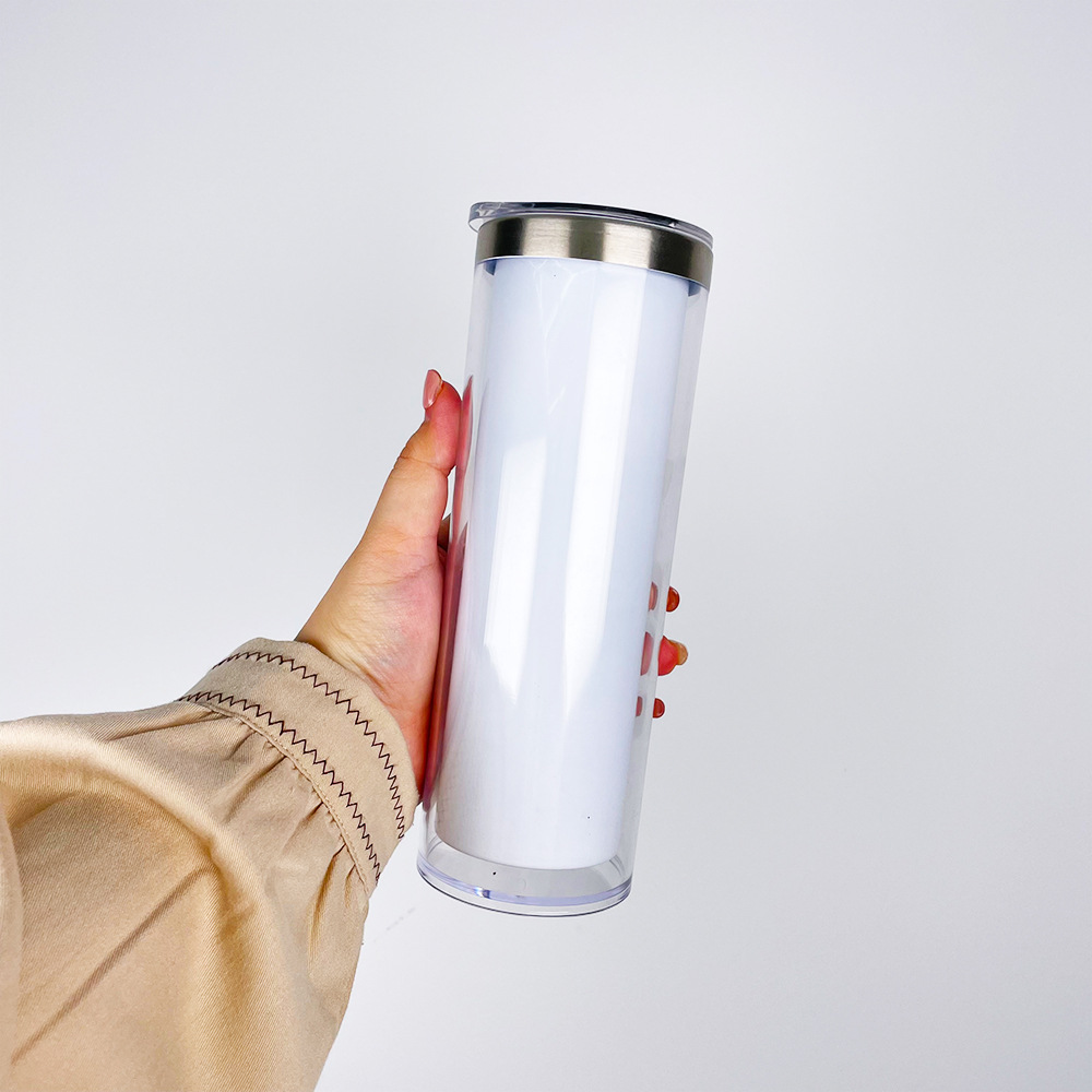 20oz pre-drilled glitter snowglobe sublimation tumblers stainless steel inner acrylic outter skinny cup with lid straw straight storyboard cups blanks DIY fast
20oz pre-drilled glitter snowglobe sublimation tumblers stainless steel inner acrylic outter skinny cup with lid straw straight storyboard cups blanks DIY fast