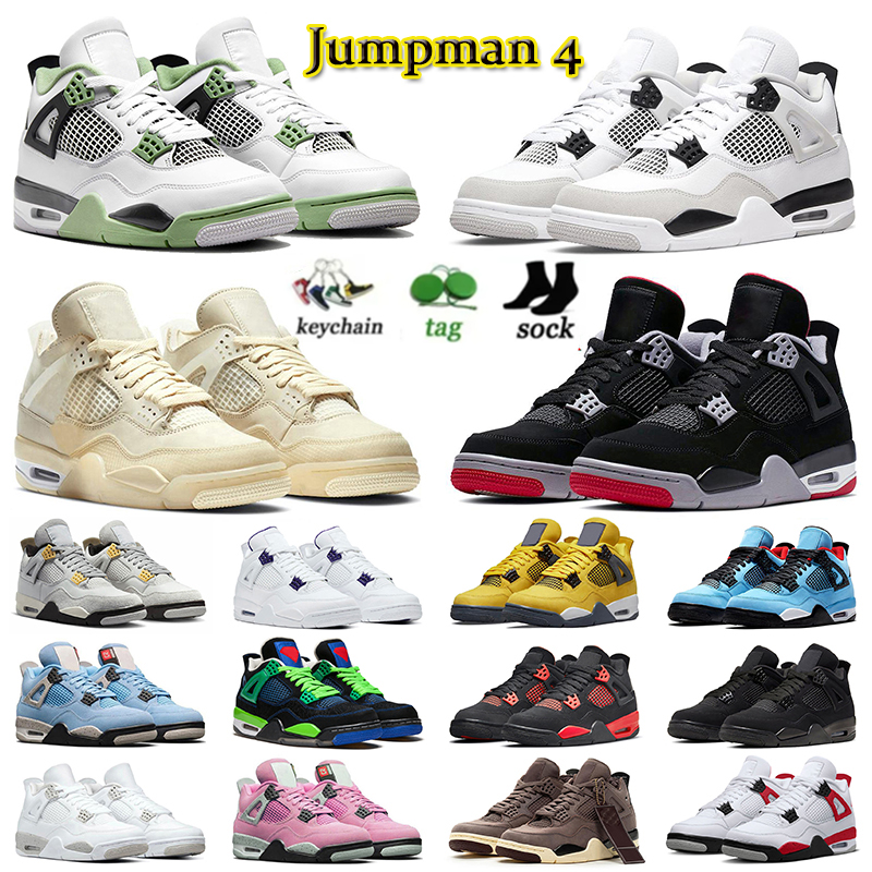Jumpman Black Cat 4s Basketball Shoes Retro Seafoam 4 Off Sail Thunder Military Blue Blacks and Red White Oreos Pure Money Pink j4s Jordens Men Women OG Sneakers, #10 sail 36-47
Jumpman Black Cat 4s Basketball Shoes Retro Seafoam 4 Off Sail Thunder Military Blue Blacks and Red White Oreos Pure Money Pink j4s Jordens Men Women OG Sneakers, #10 sail 36-47