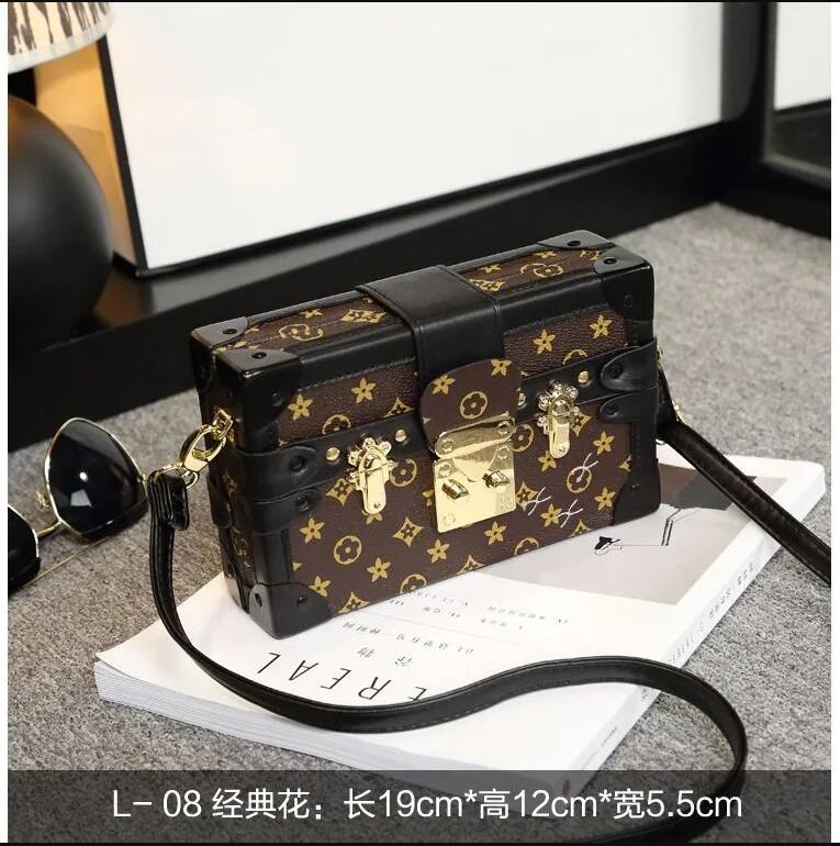 Women Trunk Bag Fashion Shoulder Bags Designer Mini Square Box Leather Handbags Old Flower Classical Handbag Crossbody louiseitys LVS viutonitys bag viutonitys
Women Trunk Bag Fashion Shoulder Bags Designer Mini Square Box Leather Handbags Old Flower Classical Handbag Crossbody louiseitys LVS viutonitys bag viutonitys