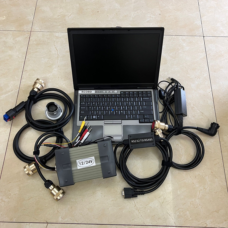 V2014.12 Mb Star C3 Pro Diagnostic Tool with Five Cables Plus D630 Second Hand Laptop Win xp System