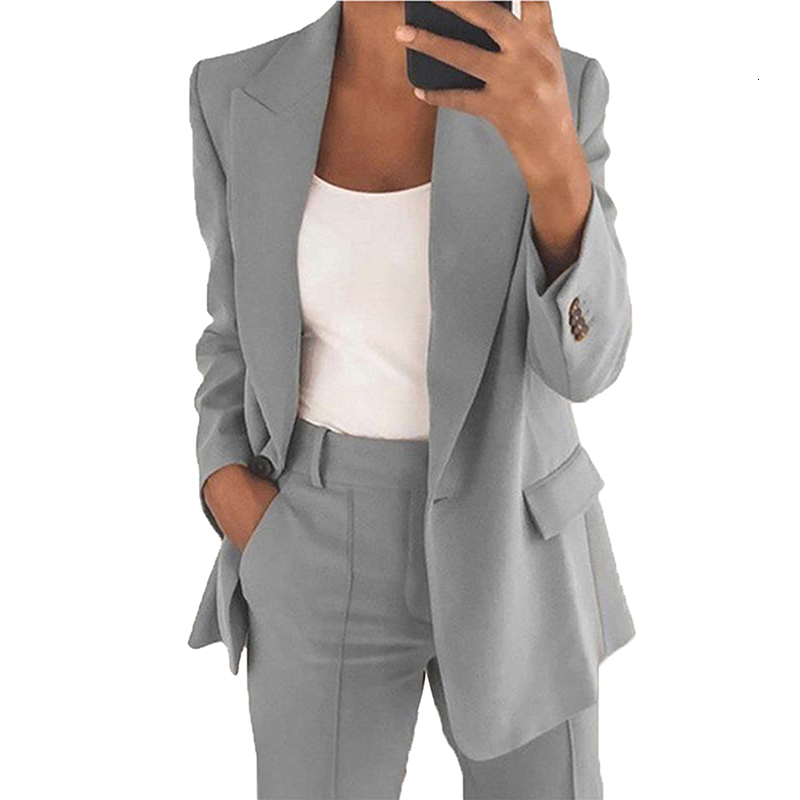 Women's Suits Blazers Fashion Lapel Slim Cardigan Temperament Suit Sports Coat Femininity Slim Ladies Casual Jacket Women's Wear Blazer Wome
