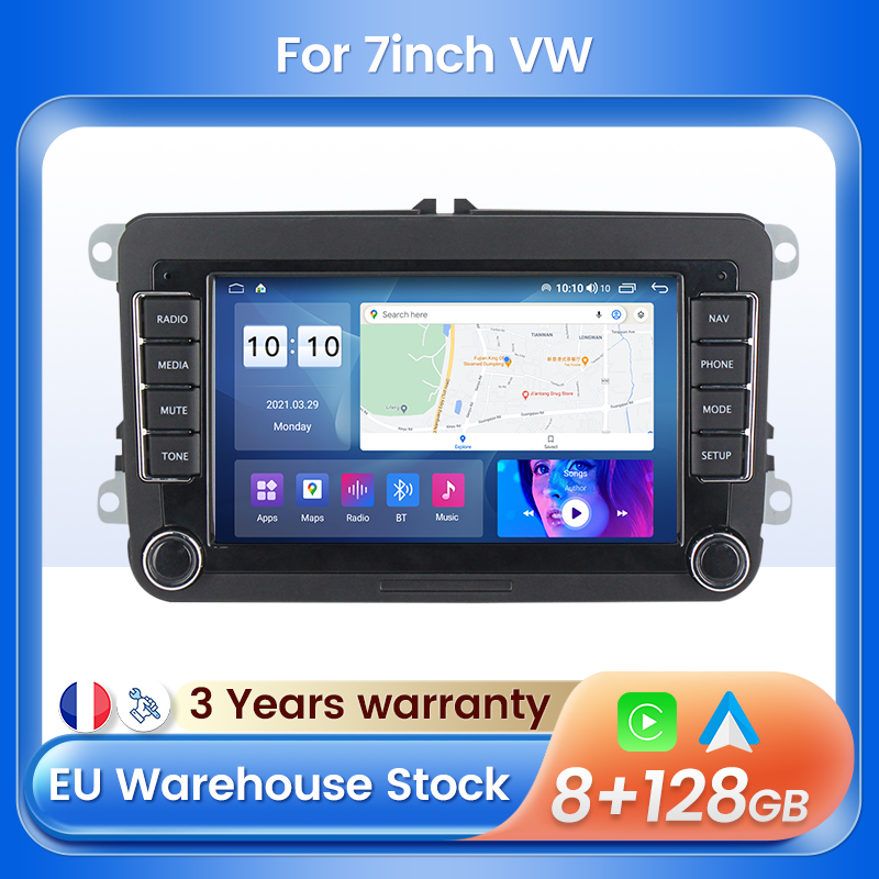 CAR DVD Carplay Android 11 For Universal Volkswagen VW golf B6 B7 Passat Polo Car radio multimedia GPS Navigation All-in-one
CAR DVD Carplay Android 11 For Universal Volkswagen VW golf B6 B7 Passat Polo Car radio multimedia GPS Navigation All-in-one