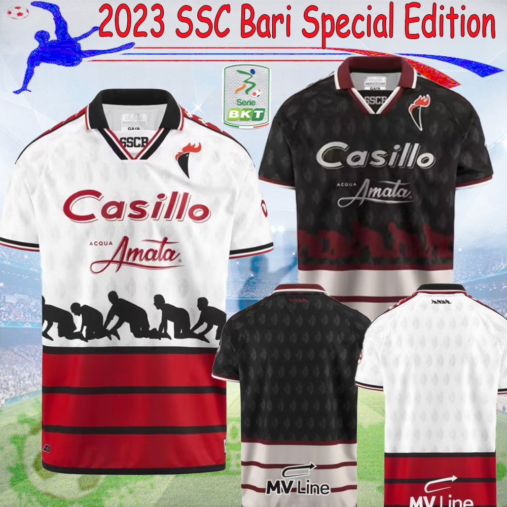 2023 SSC Bari Special Edition Soccer Jerseys Societa Sportiva Calcio Bari 23 24 BOTTA CHEDDIRA MAIELLO ESPOSITO BENALI Special Men Football Shirts Uniforms, 2023 black
2023 SSC Bari Special Edition Soccer Jerseys Societa Sportiva Calcio Bari 23 24 BOTTA CHEDDIRA MAIELLO ESPOSITO BENALI Special Men Football Shirts Uniforms, 2023 black