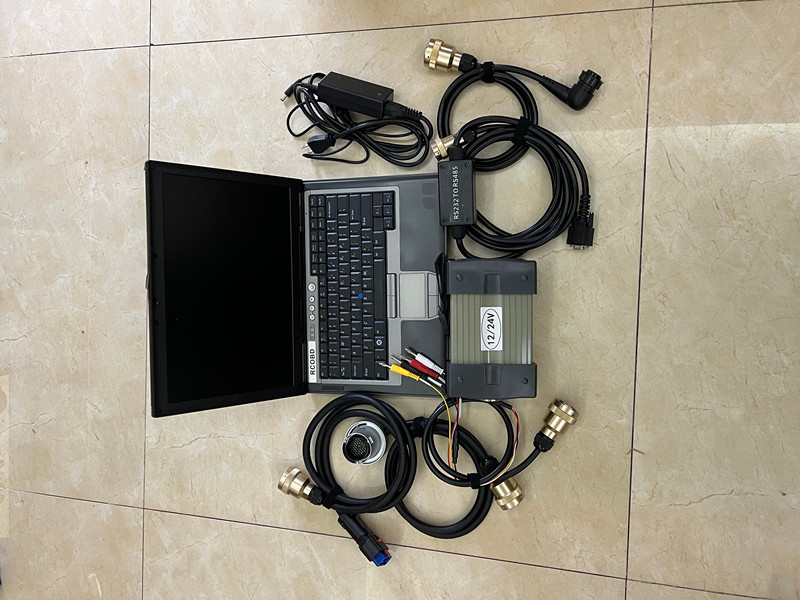 V2014.12 Mb Star C3 Pro Diagnostic Tool with Five Cables Plus D630 Second Hand Laptop Win xp System