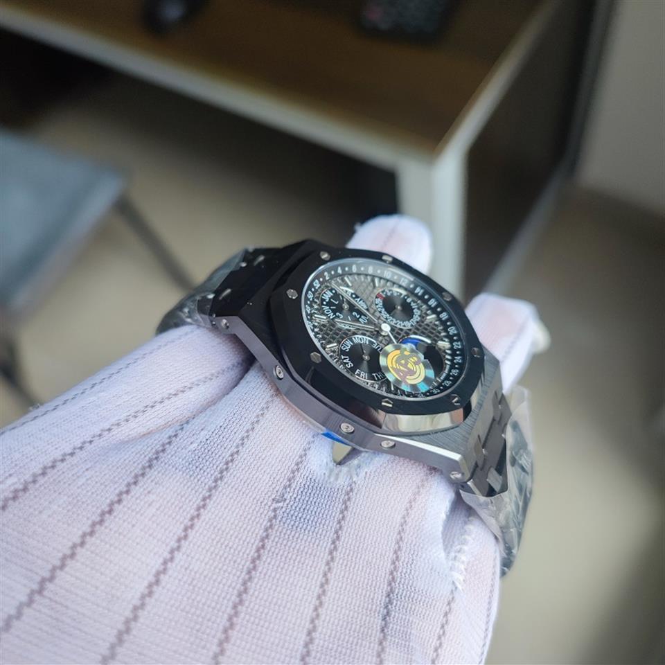 41mm Complicated functions men watch stainless steel ceramic 26574 RG APS top quality automatic 5134 movement waterproof sapphire 215d, 15
41mm Complicated functions men watch stainless steel ceramic 26574 RG APS top quality automatic 5134 movement waterproof sapphire 215d, 15