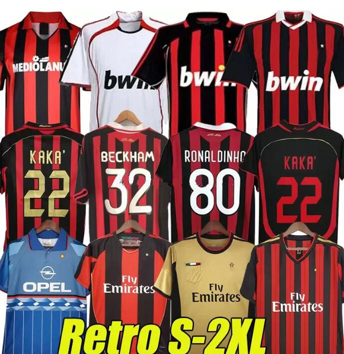 AC Retro Soccer Jerseys 1990 2000 2006 2007 2009 2010 2012 MILAN football shirt Gullit 1988 1996 97 milans Van Basten KAKA Inzaghi RONALDINHO Vintage Classics jerseys, 1995-96 third
AC Retro Soccer Jerseys 1990 2000 2006 2007 2009 2010 2012 MILAN football shirt Gullit 1988 1996 97 milans Van Basten KAKA Inzaghi RONALDINHO Vintage Classics jerseys, 1995-96 third