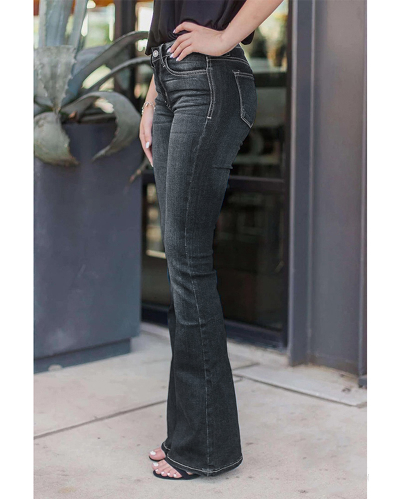 Women's Jeans Woman Fashion Slim High Waist Fitted Denim Trousers Vintage Flare Jeans Sexy Stretch Jeans Female Classic Jeggings Pencil Pants 230