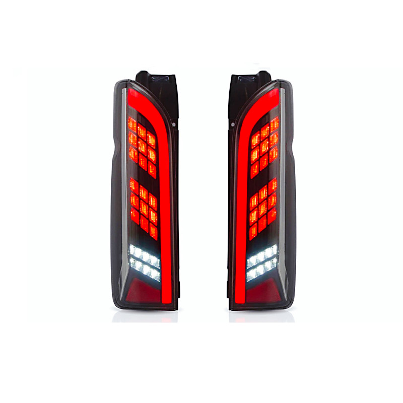 LED Rear Lights for Toyota Hiace 20 05-20 15 Car Modified Singal Lamps Turning Brake Lights Plug and Play