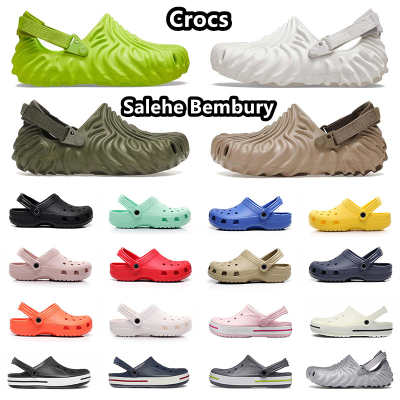 

Salehe Bembury Croc Sandals Pollex Clog designer slippers cross charms mens slides classic womens Crostile Crocodile Summer Sandal Shoes crocs slide, #1