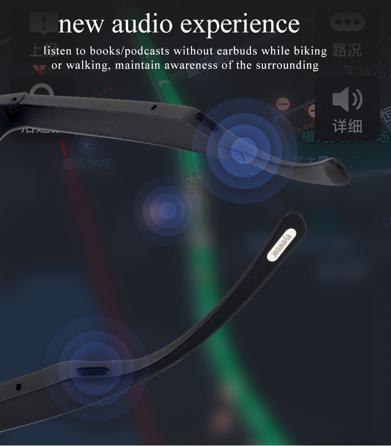 KY01 Smart Glasses Wireless Bluetooth Call Hands-Free Calling Music Audio Headphone Sports Wireless Earphones Eyeglasses