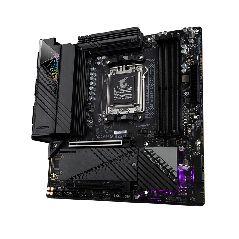 GIGABYTE GA B650M AORUS PRO AX New Micro-ATX AMD B650 DDR5 6600(OC) MHz M.2 USB3.2 128G Wi-Fi 6E Socket AM5 Motherboard