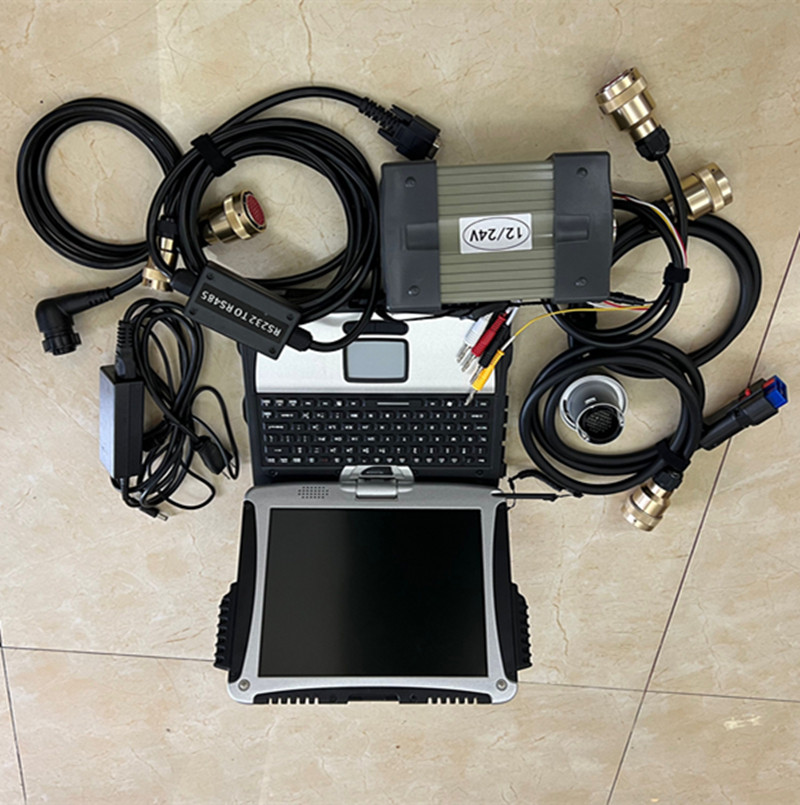 V2014.12 MB Star C3 MB Diagnostic Tool with CF-19 I5 Laptop for Benz Trucks & Cars Ready to Use