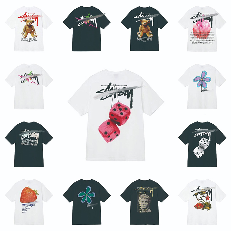 Men's T shirts Designer Stussys T shirts Tops Summer Tshirt Luxury Fashion Brand Stussys t Shirts Mens Womens Short Sleeved Alphabet Dice Pattern Printed, 20
Men's T shirts Designer Stussys T shirts Tops Summer Tshirt Luxury Fashion Brand Stussys t Shirts Mens Womens Short Sleeved Alphabet Dice Pattern Printed, 20