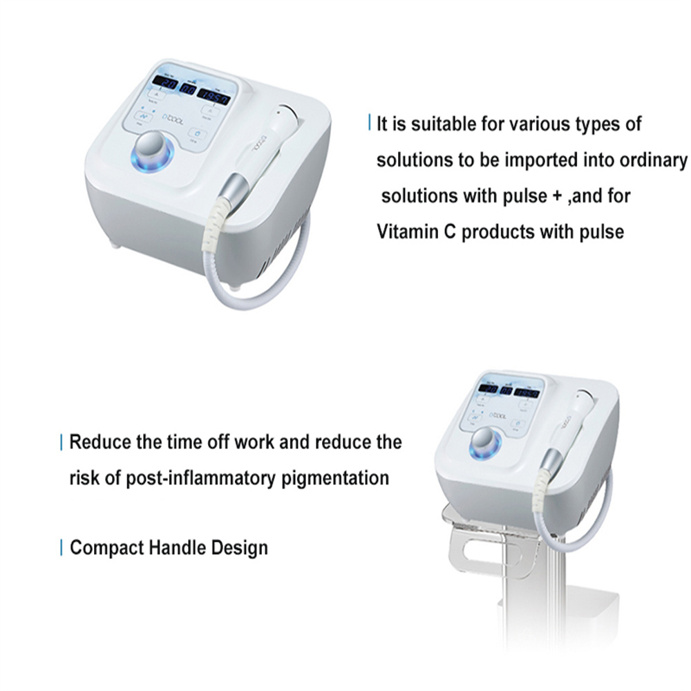 New Sliming Dcool Portable Cool Hot EMS For Skin Tightening Anti Puffiness Facial Electroporation Machine