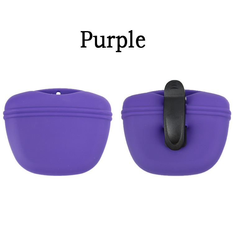 Portable Dog Training Bag silicone Feeders Treat Snack Bait Dogs Obedience Agility Outdoor Storage Pouch Food Reward Waist Bags Fast Shipping