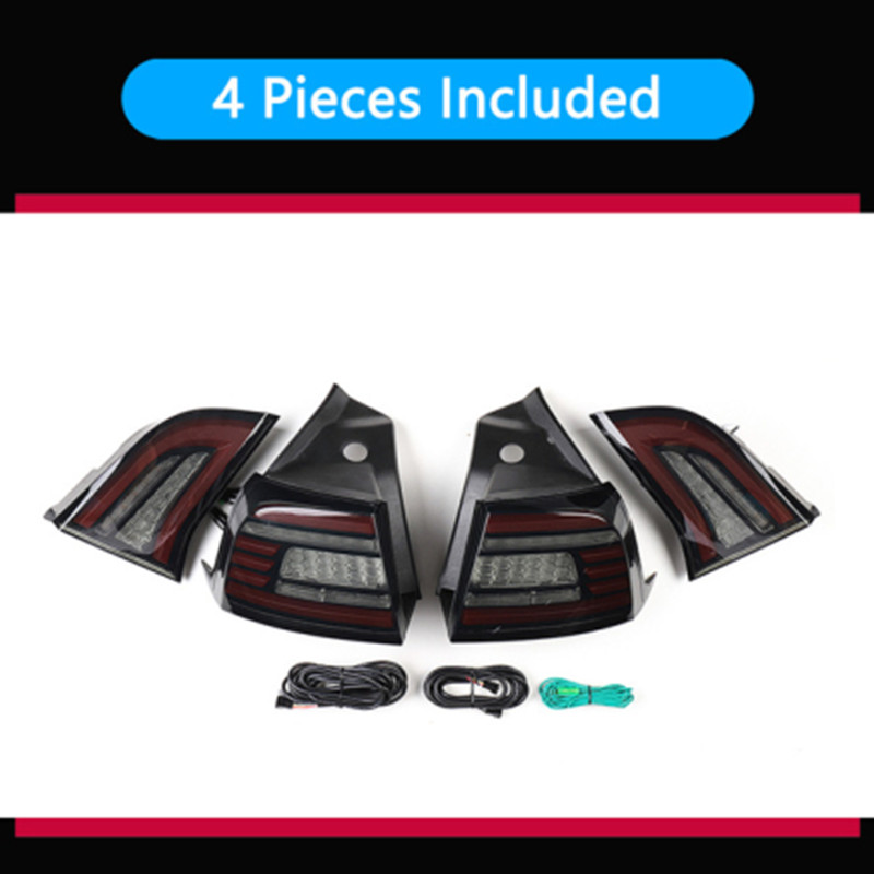 Car Accessories LED Taillights for Model Y Model 3 Facelift Rear Lamps DRL Signal Automotive Plug And Play