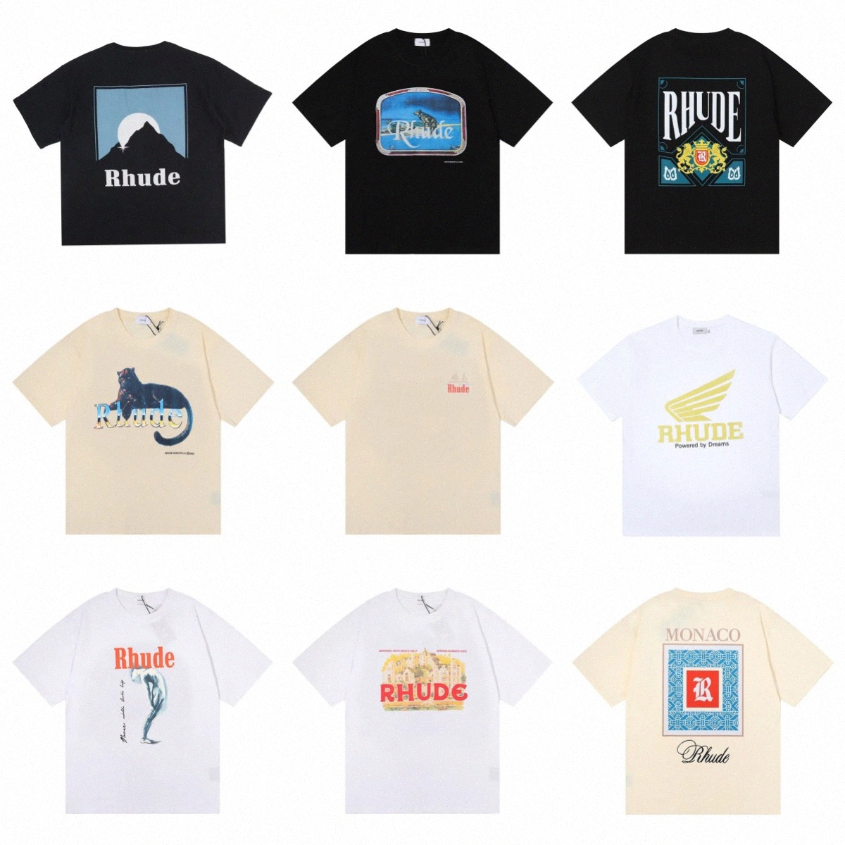 Ins Hot 23ss Spring Summer American Luxury Rhude shirt Skateboard Mens designer t shirt Women Men Casual t-shirt good mens Tshirt US SIZE
Ins Hot 23ss Spring Summer American Luxury Rhude shirt Skateboard Mens designer t shirt Women Men Casual t-shirt good mens Tshirt US SIZE