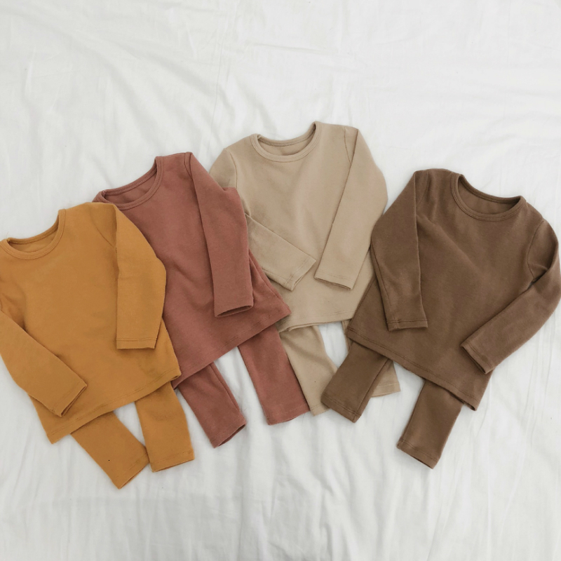 Pajamas Autumn Baby Boy Girl Soft Cotton Pajamas Clothes Set Sleepwear Nightwear Outfit for born Infant Winter Children Pajamas 230310