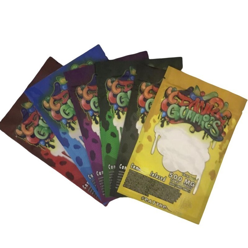 Infused Dank Gummies packaging Bags 500mg Worms Bears Cubes Gummy Smell Proof Mylar Bags 6 colors edibles candy resealable zipper pouch packages Bag with window
Infused Dank Gummies packaging Bags 500mg Worms Bears Cubes Gummy Smell Proof Mylar Bags 6 colors edibles candy resealable zipper pouch packages Bag with window