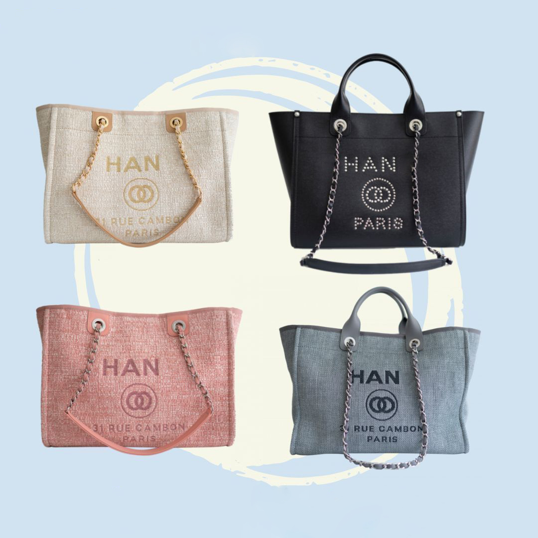 Womens Luxury tote handbag cc deauville bag High capacity clutch Man Designer Beach Shopping bag purse Nylon canvas crossbody shoulder chain work pack Luggage bags, Customize
Womens Luxury tote handbag cc deauville bag High capacity clutch Man Designer Beach Shopping bag purse Nylon canvas crossbody shoulder chain work pack Luggage bags, Customize