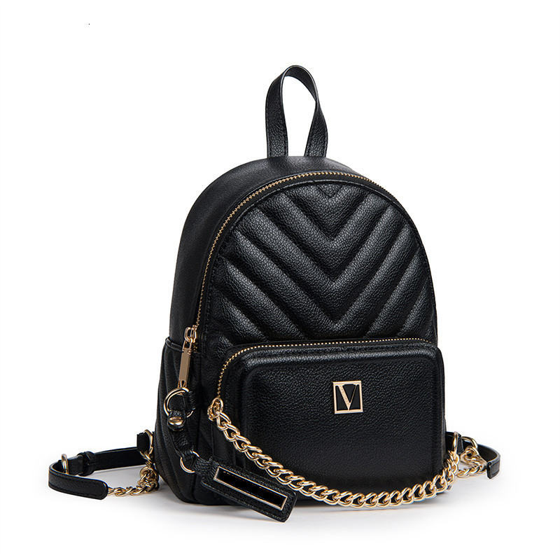 School Bag Girls Ladies Backpack Small Travel Shoulder PU Leather Rucksack VS 230310
