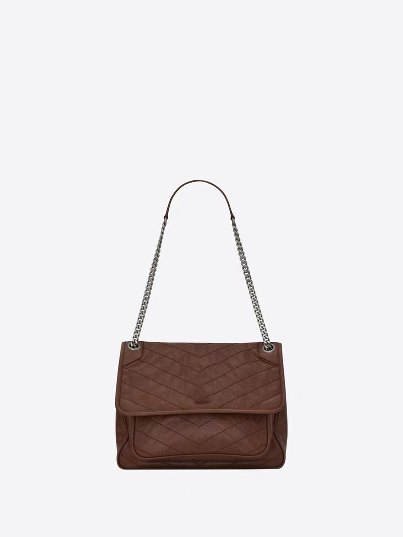 women handbags medium size bags folding vintage leather shoulder bag