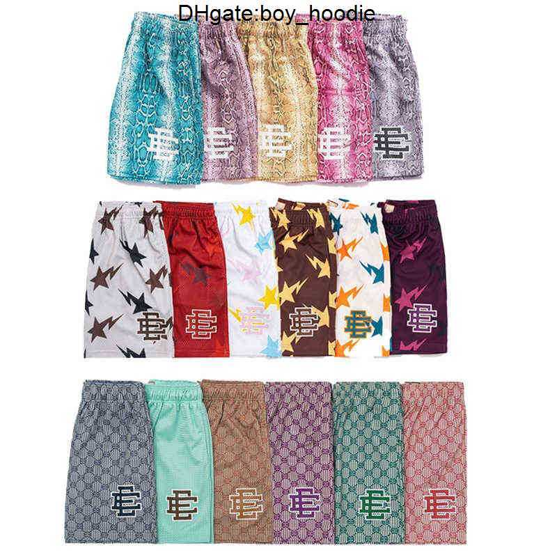 Men's Shorts Ee Brand Eric Emanuel Basic Short Fitness Mesh Breathable Beach Sports Pants Series Summer Gym Workout Casual 22s3ytp