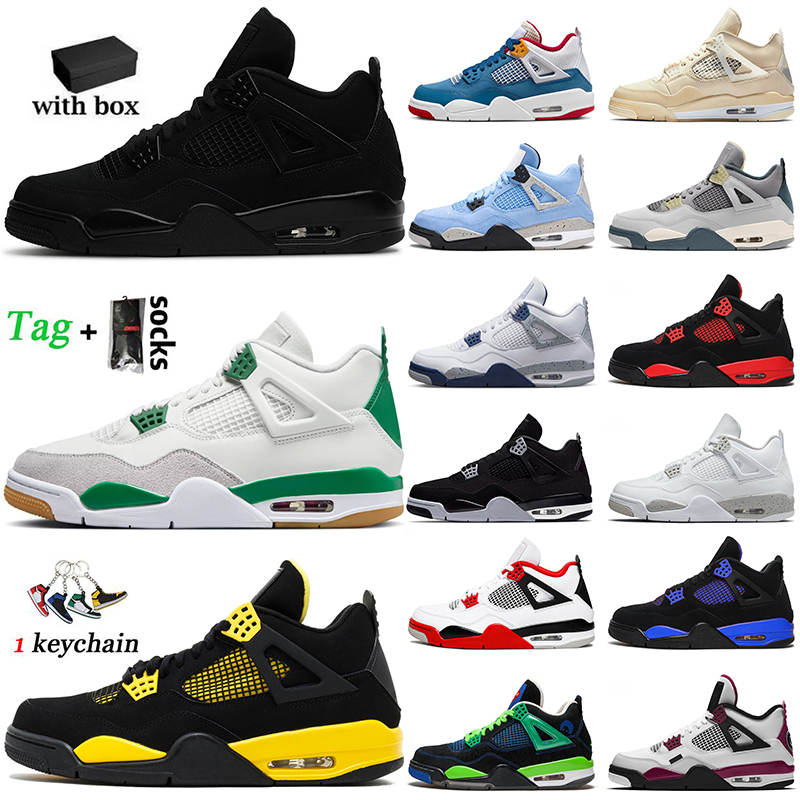 With Box Black Cat 4s Basketball Shoes Dhgate Jumpman 4 Pine Green Seaform Red Thunder Sail White Cement Mens Women Sneakers Infrared University Blue Size 13 Trainers, D61 sb 40-47
With Box Black Cat 4s Basketball Shoes Dhgate Jumpman 4 Pine Green Seaform Red Thunder Sail White Cement Mens Women Sneakers Infrared University Blue Size 13 Trainers, D61 sb 40-47