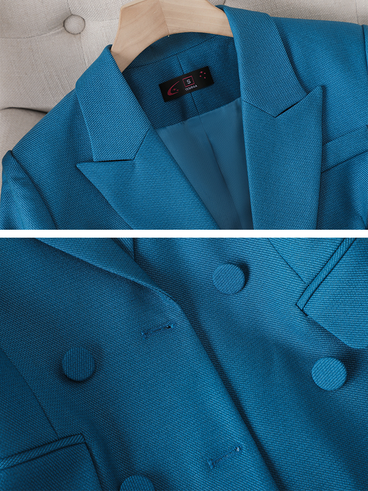 Women's Suits Blazers Blue Purple Black Women Blazer and Pant Suit Office Ladies Business Work Wear 2 Piece Set Female Long Sleeve Jacket And Tro