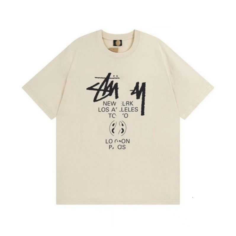 Designer Luxury fashion brand stussys Classic Mens And Womens T Shirt Dice pattern printed alphabet Summer High Street Trend Tee re00, Beige
Designer Luxury fashion brand stussys Classic Mens And Womens T Shirt Dice pattern printed alphabet Summer High Street Trend Tee re00, Beige