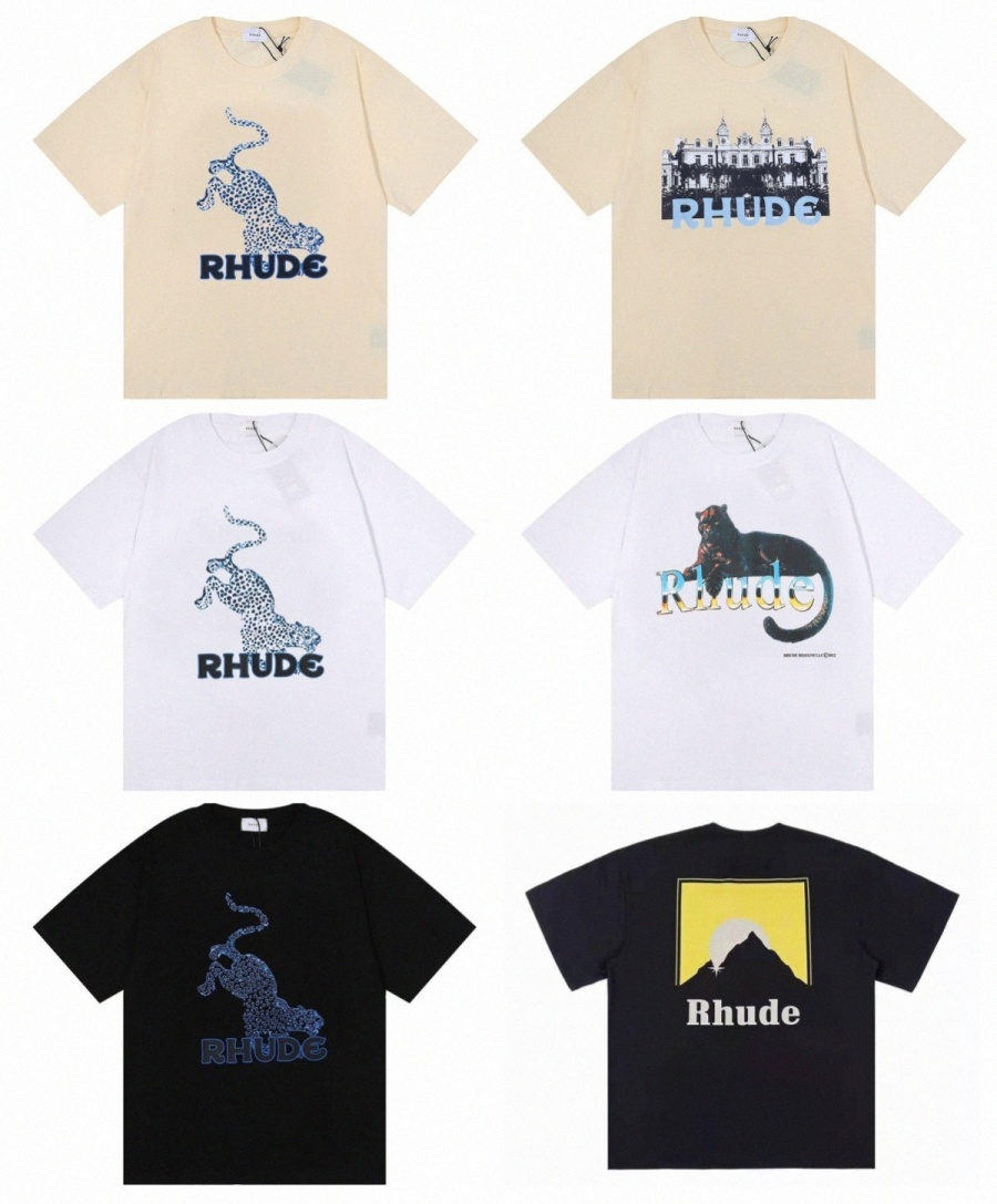 Summer Mens T-Shirts Womens rhude Designers For Men tops Letter polos Embroidery tshirts Clothing Short Sleeved tshirt large Tees
Summer Mens T-Shirts Womens rhude Designers For Men tops Letter polos Embroidery tshirts Clothing Short Sleeved tshirt large Tees