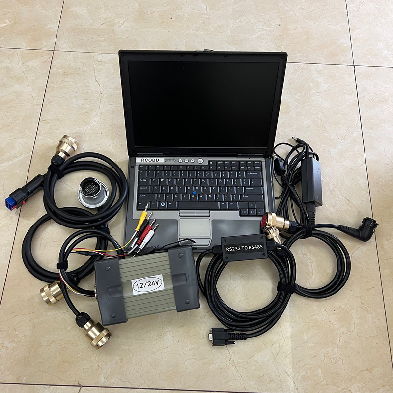 V2014.12 Mb Star C3 Pro Diagnostic Tool with Five Cables Plus D630 Second Hand Laptop Win xp System