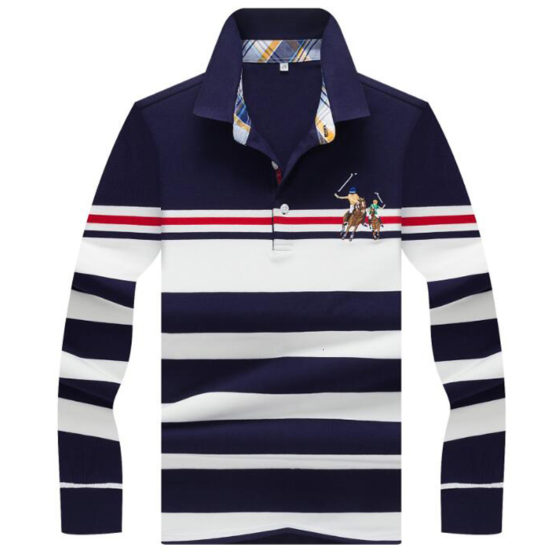 Men's TShirts Autumn winter polo shirt High quality brand cotton men's Business casual striped Solid men clothing 230309, 6802 navy
Men's TShirts Autumn winter polo shirt High quality brand cotton men's Business casual striped Solid men clothing 230309, 6802 navy