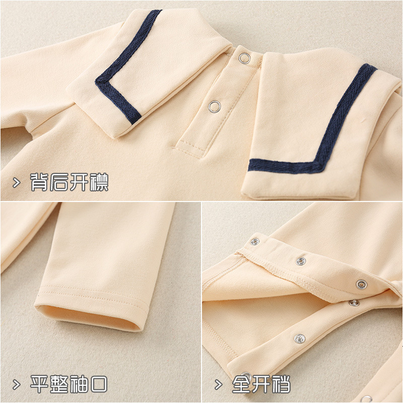 Rompers Solid Romper Knitted Ribbed Jumpsuit Warm Spring Autumn Baby Clothes born Infant Baby Boy Girl Cotton Outfit Boy Fall Clothes 230311