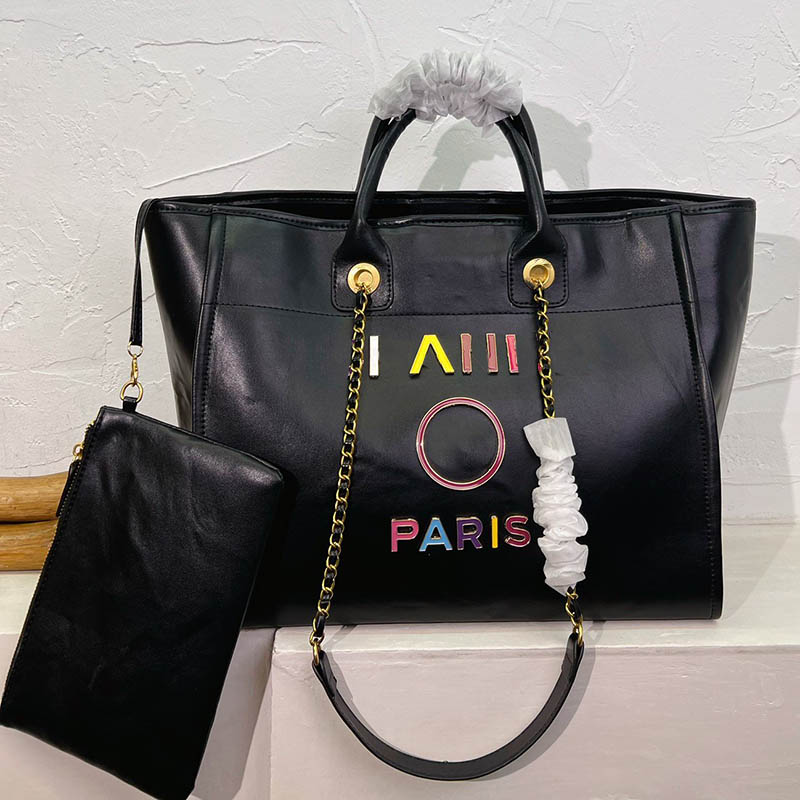 Classic Jumbo Capacity Women Crossbody Beach Bag Luxury Designer Handbag Shopping Outdoor Shoulder Bag Metal Letter Badge Leather Quilted Large Tote Bag 38CM, Black
Classic Jumbo Capacity Women Crossbody Beach Bag Luxury Designer Handbag Shopping Outdoor Shoulder Bag Metal Letter Badge Leather Quilted Large Tote Bag 38CM, Black