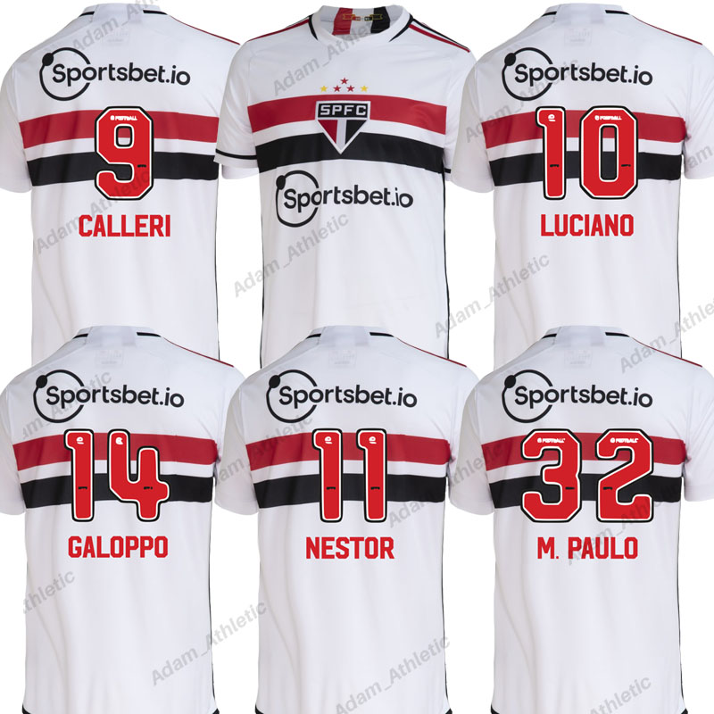 Sao paulo soccer jerseys 2023 2024 CALLERI GALOPPO LUCIANO Camisa de Sao paulo NESTOR M.PAULO PABLO MAIA football shirts 23 24, 23-24 home
Sao paulo soccer jerseys 2023 2024 CALLERI GALOPPO LUCIANO Camisa de Sao paulo NESTOR M.PAULO PABLO MAIA football shirts 23 24, 23-24 home