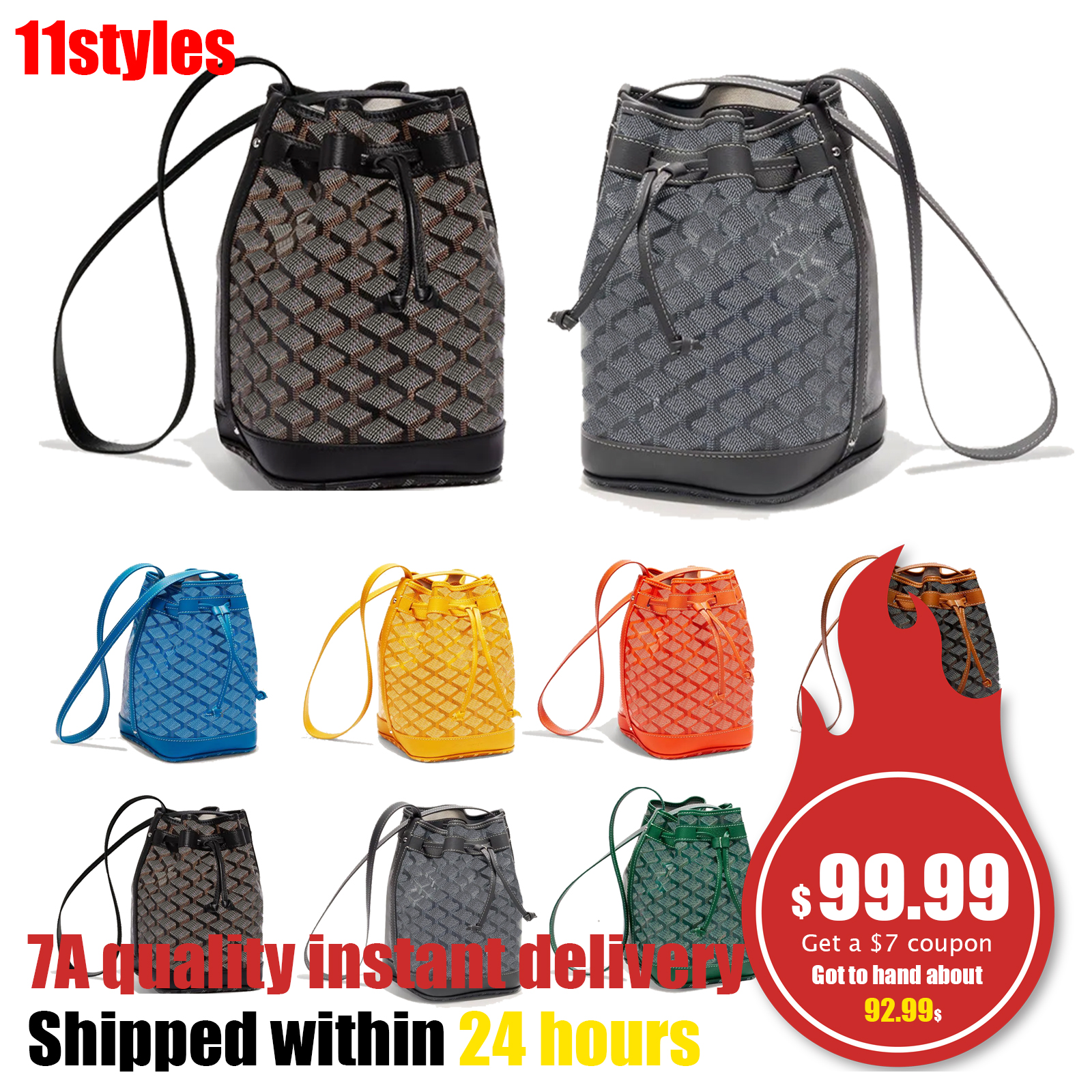 New Goya SAC SEAU PETIT FIOT Bucket Bag crossBody Shoulder bags handbags women's mens Drawstring Clutch pochette cowhide designer tote Duffel round bag basket purses, Green
New Goya SAC SEAU PETIT FIOT Bucket Bag crossBody Shoulder bags handbags women's mens Drawstring Clutch pochette cowhide designer tote Duffel round bag basket purses, Green