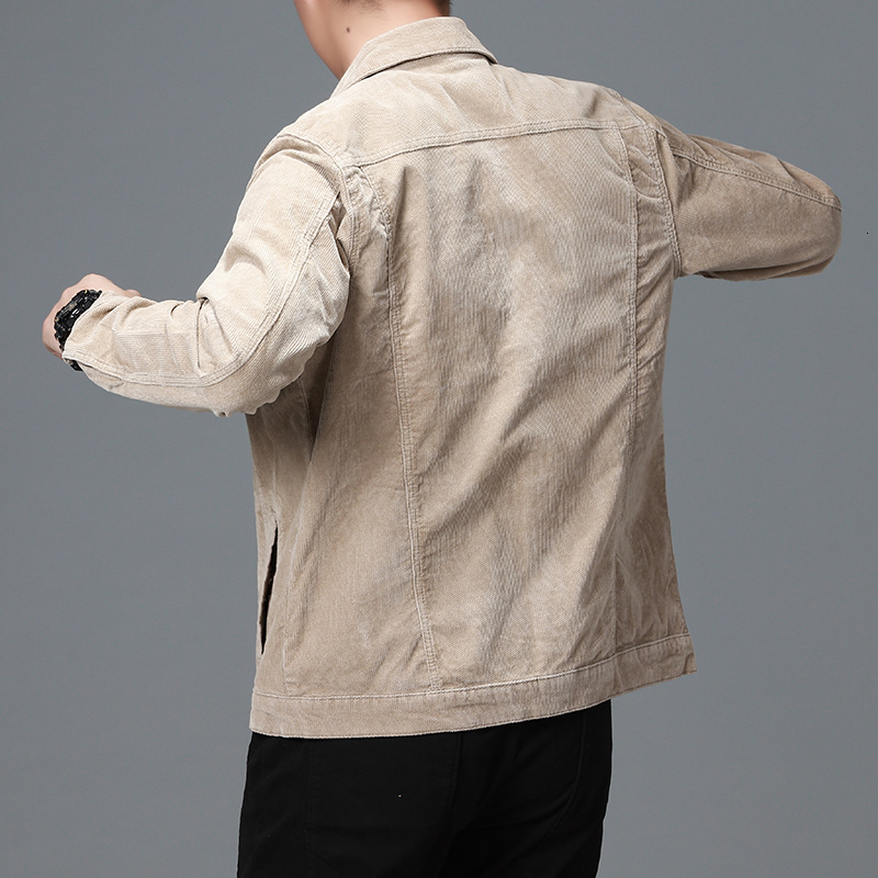 Men's Jackets Cotton corduroy jacket autumn winter men's bomber jacket classic coat fashion casual slim fit retro hip hop four-color 230311
