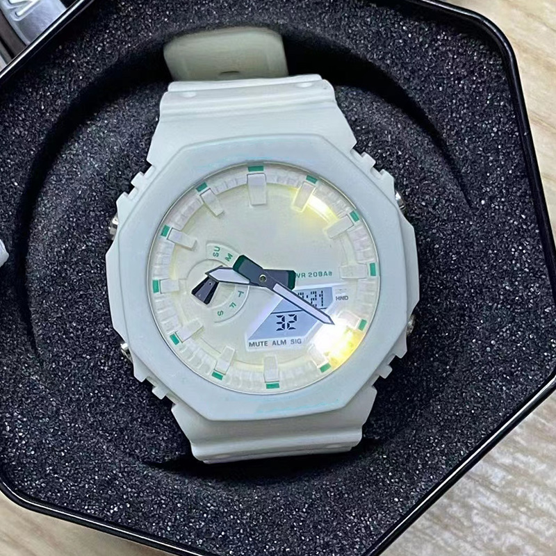 High Quality Mens Sports Watch 2100 Series Quartz LED Dual Display Water Proof Multifunction Shock Watches Montres Homme
High Quality Mens Sports Watch 2100 Series Quartz LED Dual Display Water Proof Multifunction Shock Watches Montres Homme
