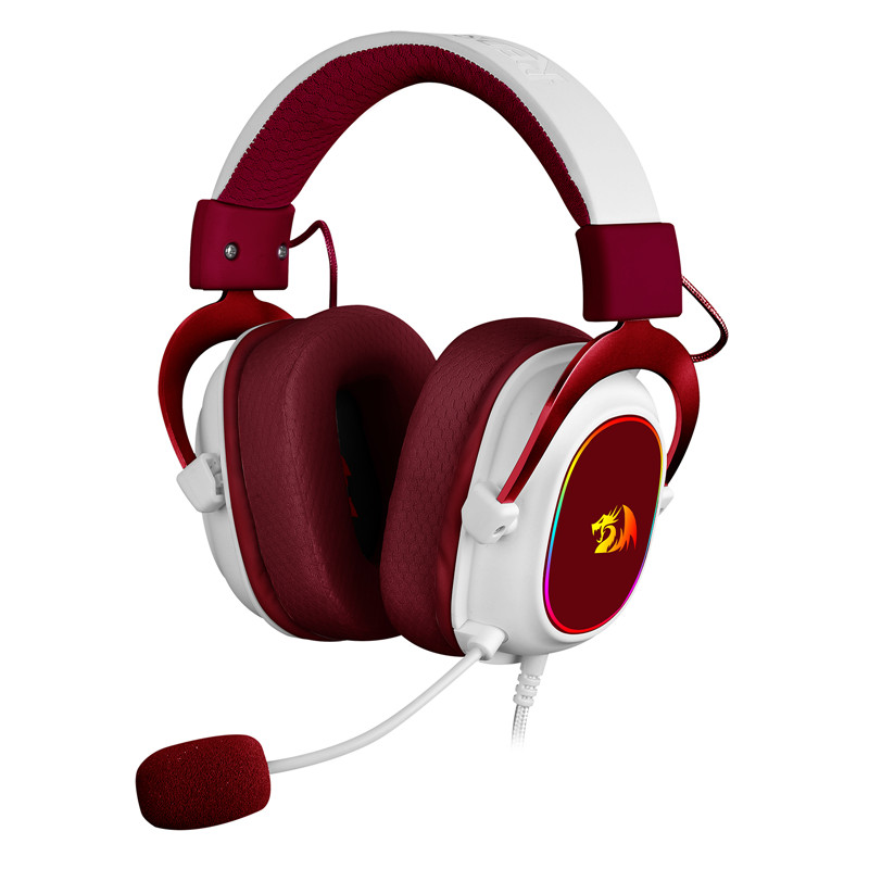 Zeus-X RGB Wired Gaming Headset - 7.1 Surround Sound Multi Platforms Red Headphone USB Powered for PC/PS4/NS