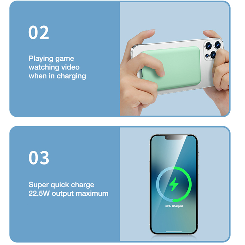 10000mAh Power Banks 15W Magnetic Wireless Fast Charges For Iphone 12 13 12Pro 13Pro Magsafing Max Mobile Phone External Battery