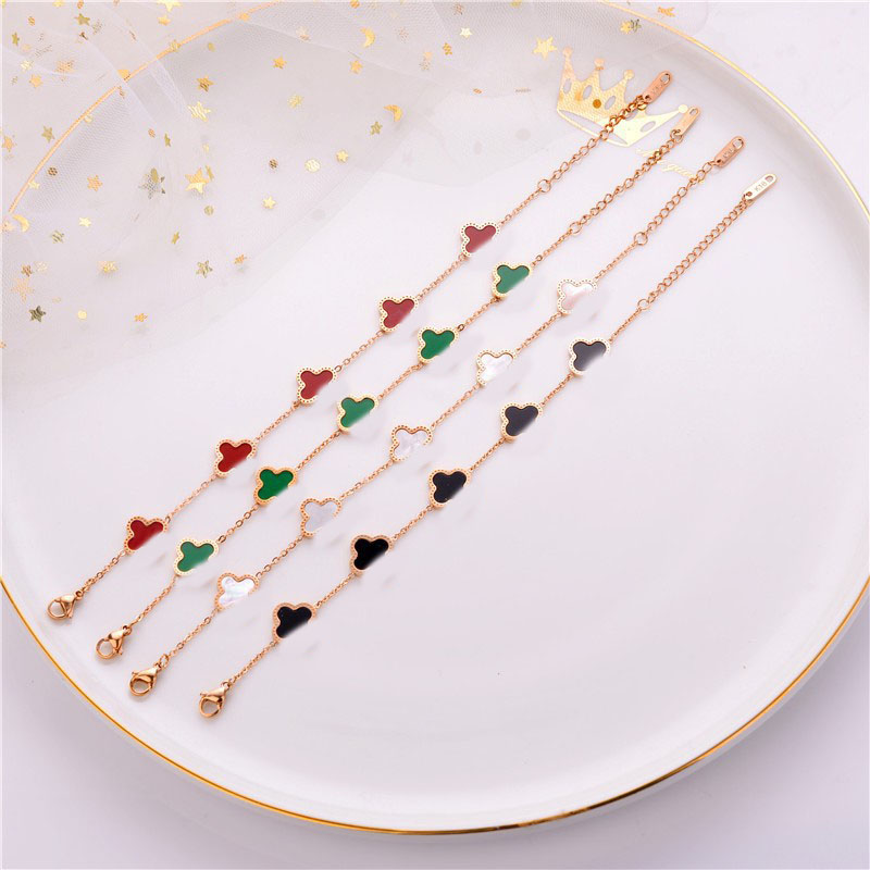 Luxury Designer Bracelet Chain Classic Lucky 18K White Gold Plated Ladies and Girls Valentine's Day Mother's Day Engagement Jewelry Fade Free
Luxury Designer Bracelet Chain Classic Lucky 18K White Gold Plated Ladies and Girls Valentine's Day Mother's Day Engagement Jewelry Fade Free