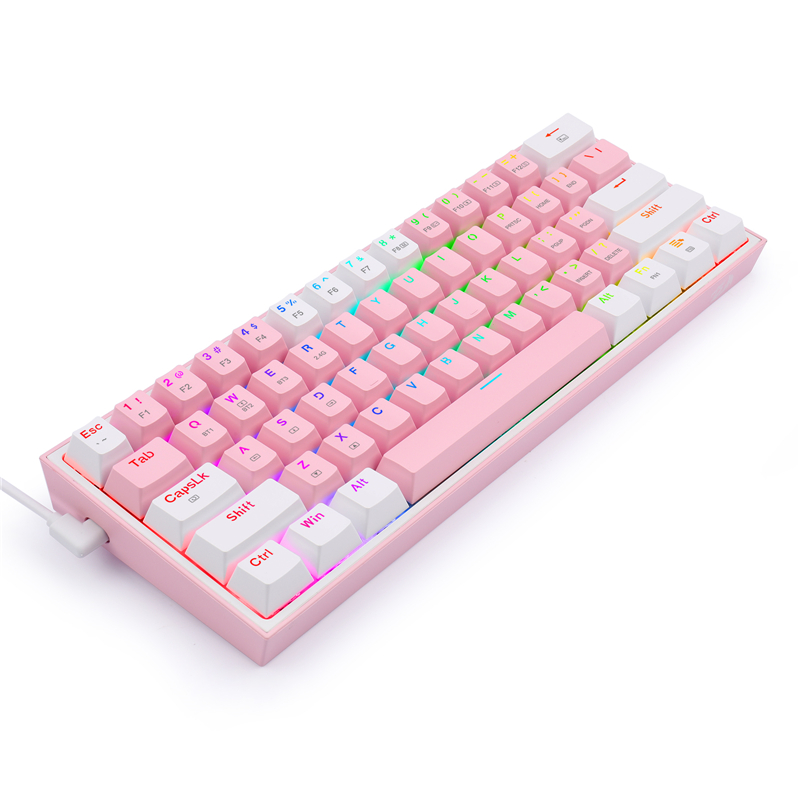 n 60% Wireless RGB Mechanical Keyboard 5.0 BT2.4 Ghz/Wired Three Modes 60% Bluetooth Keyboard Linear Red Switch for Gamer