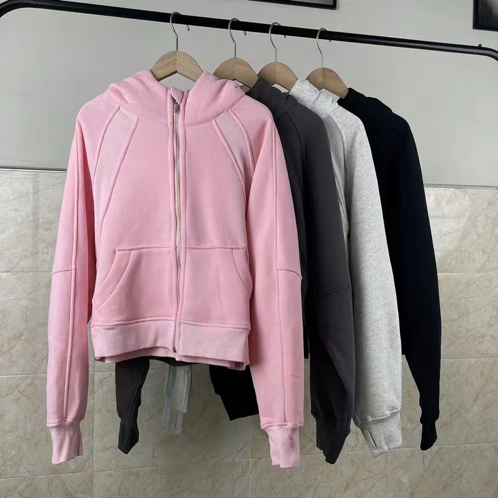 Lulus Yoga Sweatshirt Full Zip Scuba Hoody Hoodies Outdoor Leisure Lu Sweatshirts Gym Clothes Women Tops Workout Fitness Thick, Dark grey
Lulus Yoga Sweatshirt Full Zip Scuba Hoody Hoodies Outdoor Leisure Lu Sweatshirts Gym Clothes Women Tops Workout Fitness Thick, Dark grey