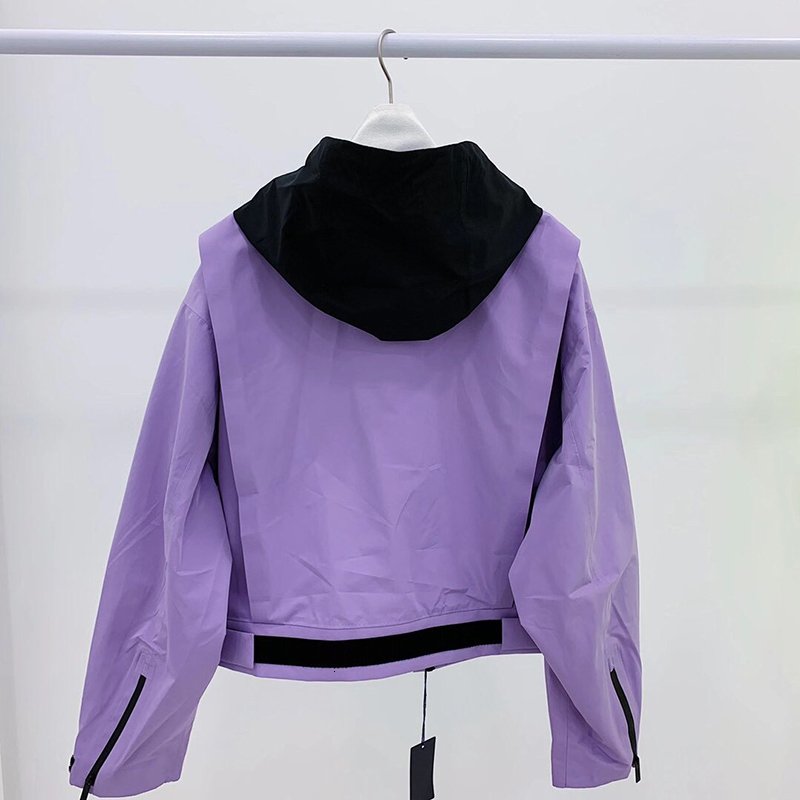 Women's Jackets 2023 Patchwork Short Outwear Women Casual Streetwear Zipper cardigan Loose Jacket Coat200 230310